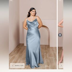 Reverly Skye satin dress